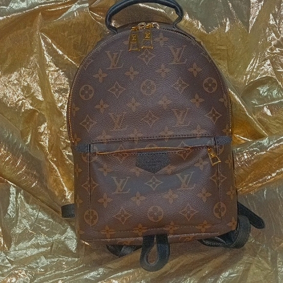 Louis Vuitton Vintage - Monogram Palm Springs PM Backpack - Brown - Canvas and L - Picture 3 of 6